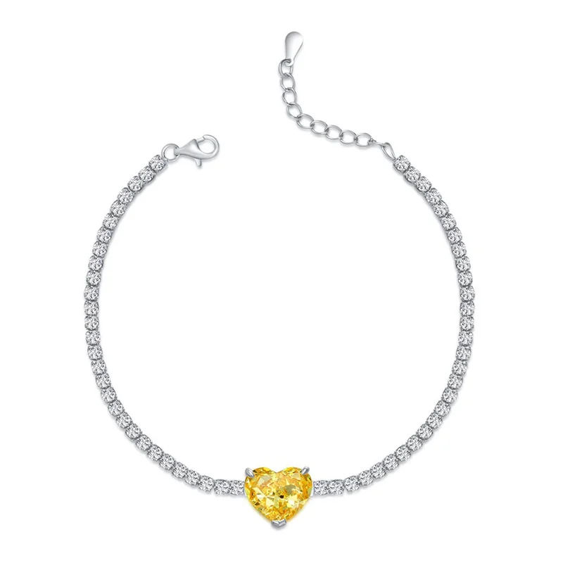 

Designer Fashion 925 Sterling Silver Jewelry 3A Cubic Zirconia Party Bracelet
