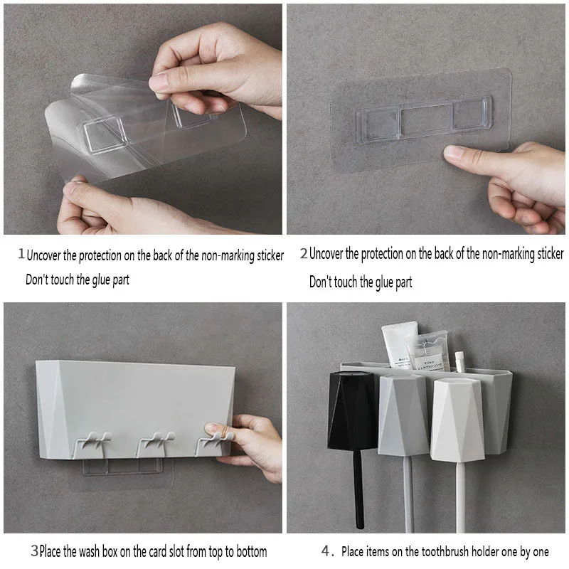 Автоматический диспенсер для зубной пасты и держатель зубных щеток