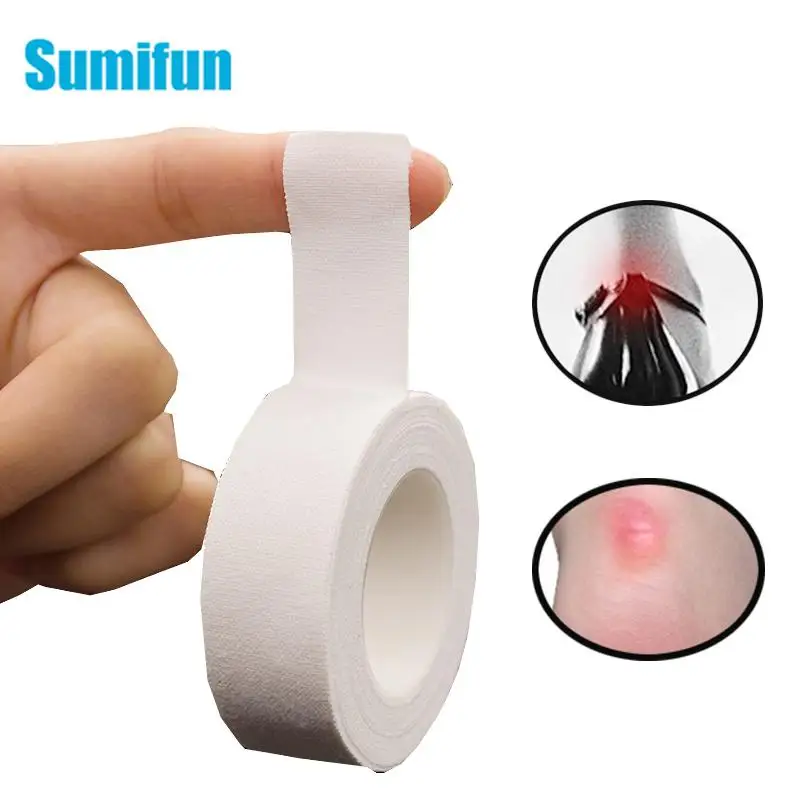 

4 Rolls 2cm*500cm First Aid Bandage Foot Heel Pad Medical Rubber Plaster Tape Self-adhesive Breathable Elastic Wrap D1757