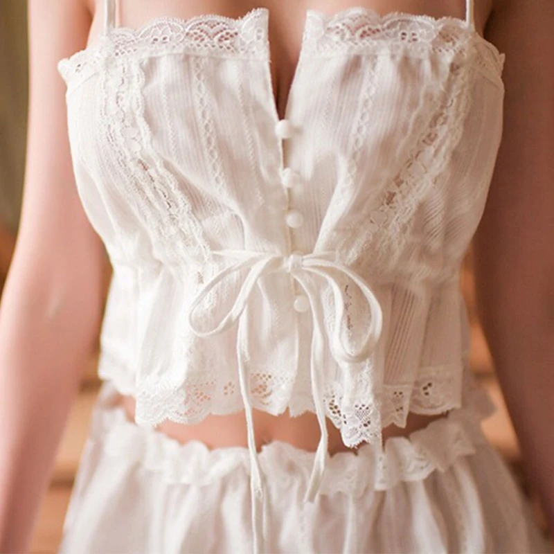 

Пижама Pa-lace на бретельках с запахом на груди, комплект нижнего белья, пикантная рубашка, одежда для сна, ночная рубашка для женщин