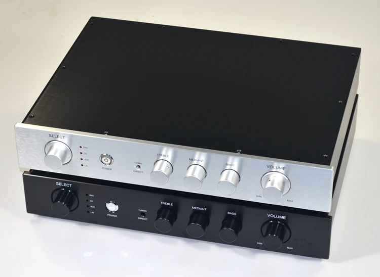 

New Finished 2020 NEW High-end E300 Preamplifier High school low volume adjustment Pre-amp With Balanced output
