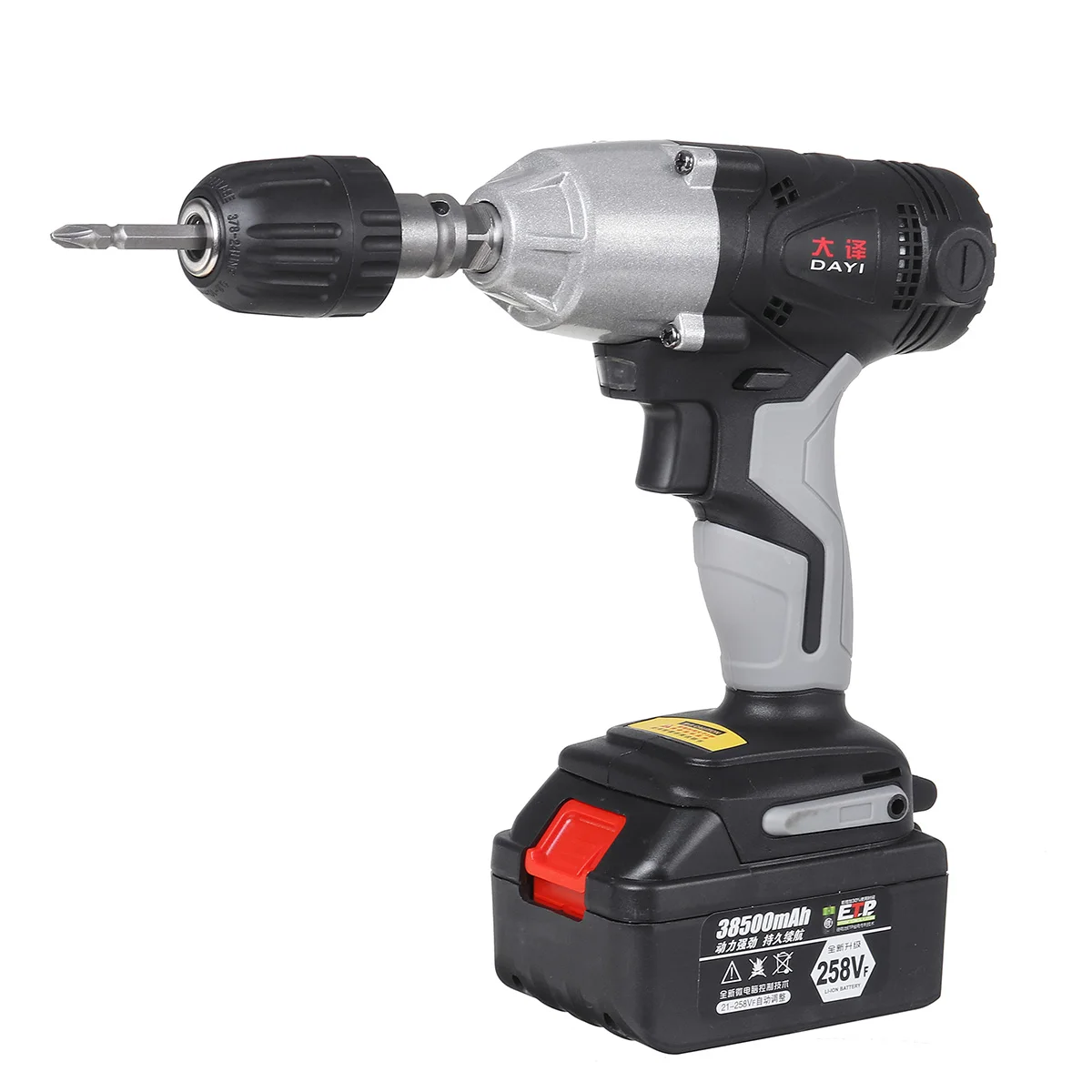

Brushless Cordless Electric Impact Wrench Rechargeable Electric Impact Wrench Socket Power Tools Lithium Battery 4000rpm 258VF