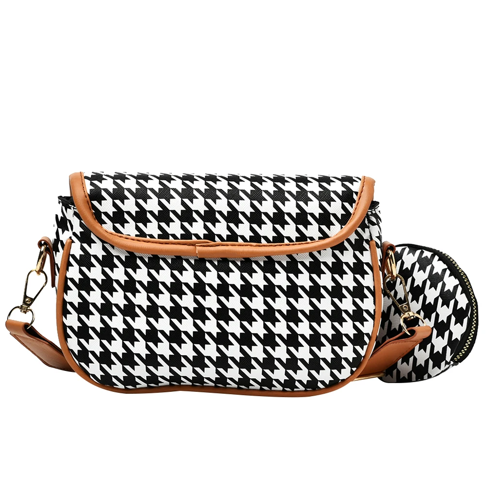 

Повседневные женские сумки через плечо в стиле ретро, композитные Сумки из искусственной кожи с принтом, женские сумки-мессенджеры для отды...