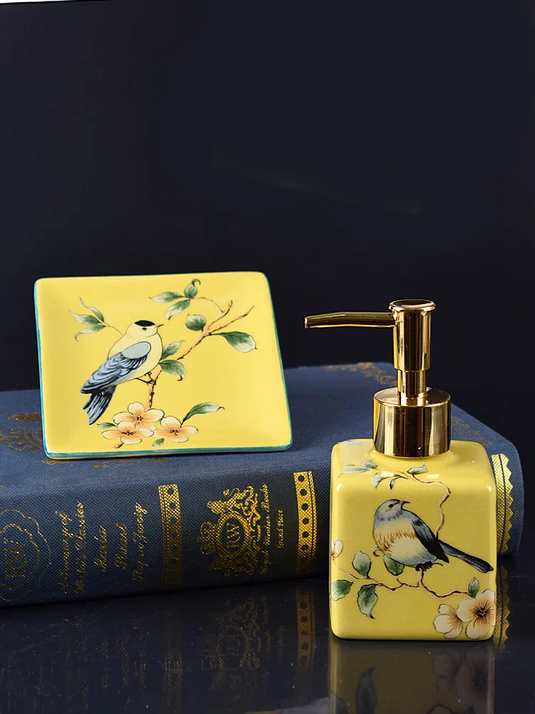 Компактная американская керамическая бутылка для мыла рук шампуня