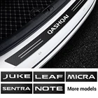 Наклейка на задний бампер автомобиля для Nissan Qashqai Nismo Micra Juke Tiida Leaf X-trail Sentra Teana NOTE