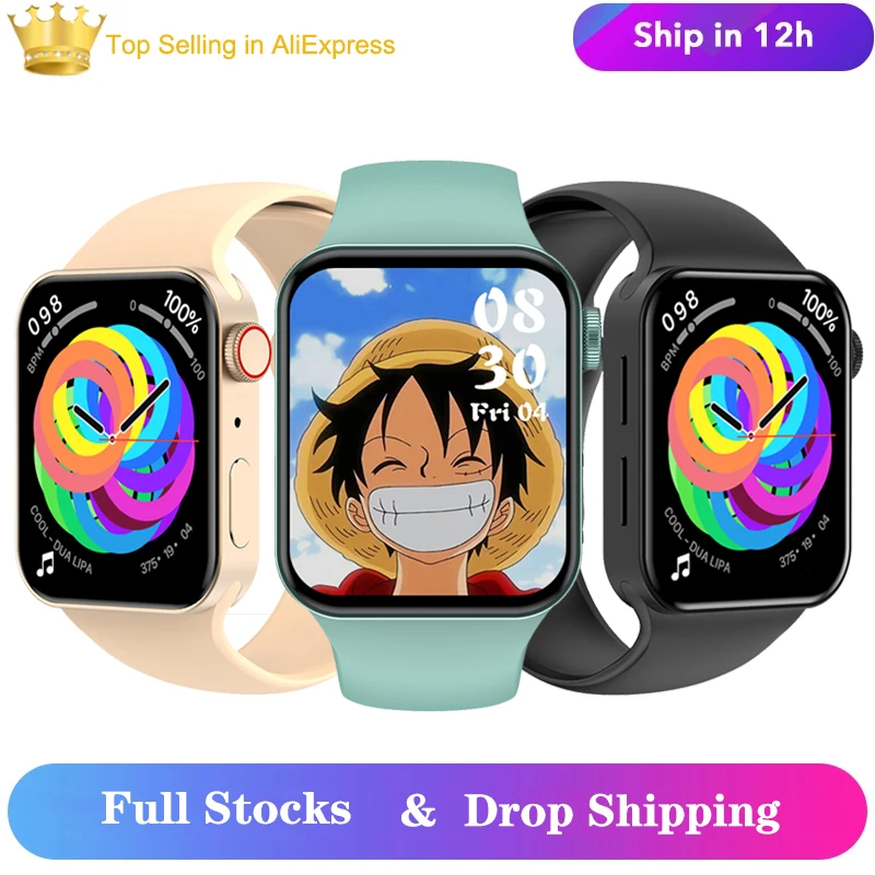 

Смарт-часы серии 7 IWO7, Смарт-часы с экраном 1,82 дюйма, часы для звонков BT, мужские и женские Смарт-часы, фитнес-трекер для Android iOS PK HW22