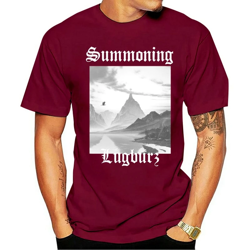 

T Shirt Summoning - Lugburz ! 100% Cotton Short Sleeve O-Neck Tops Tee Shirts 2021 Fashion Short Sleeve Black