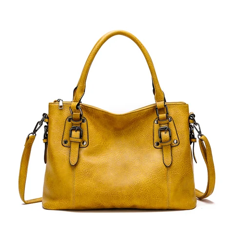 Новинка 2020, женская сумка с ручками сверху, желтая простая сумка на плечо для девушек, женские сумки-тоуты, модная женская сумка