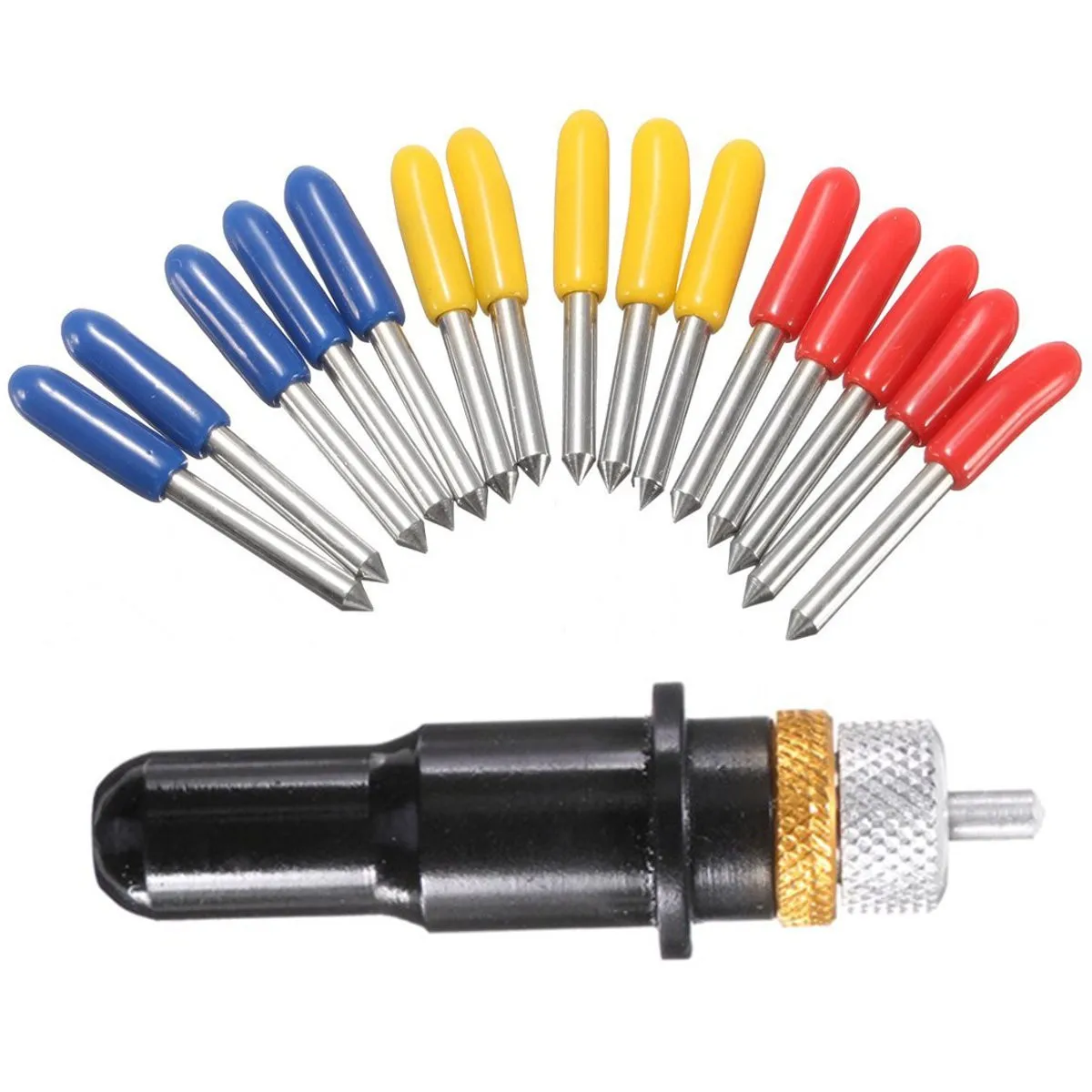 В виде бабочек новинка 12 мм черный режущий плоттер с держателем Концевая фреза по