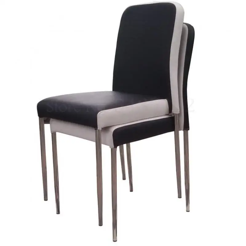 Современный минималистичный обеденный стул из нержавеющей стали домашний