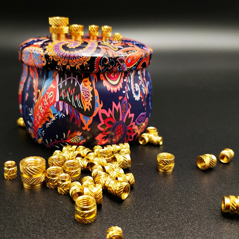 Тепла комплект гайки вставки женский прессованные вписаться в отверстия для 3D