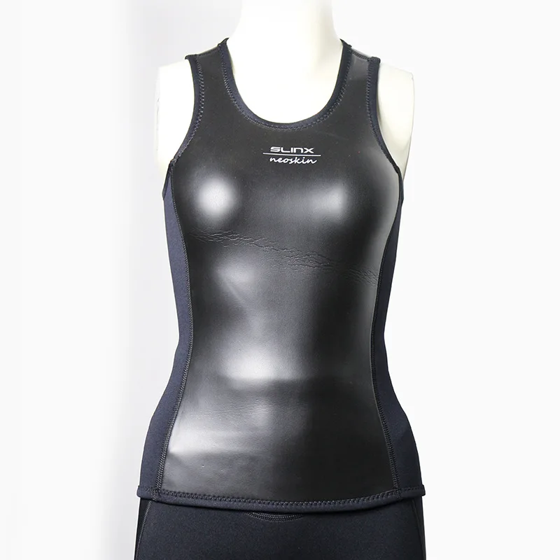 Женский неопреновый гидрокостюм 2 мм жилет на молнии формирователь тела топ