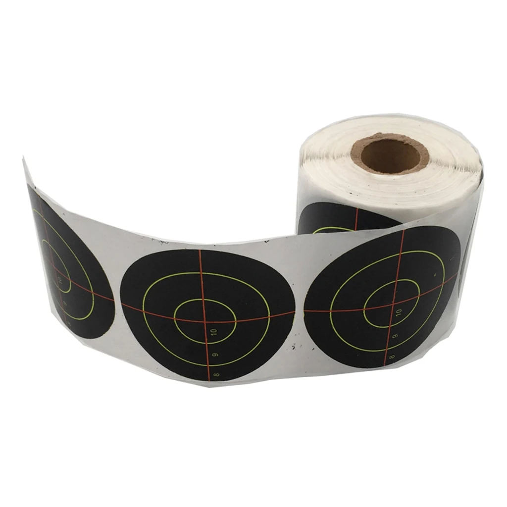 

250 шт./рулон самоклеющейся бумажная цель для стрельбы наклейки мишень 7,5 см