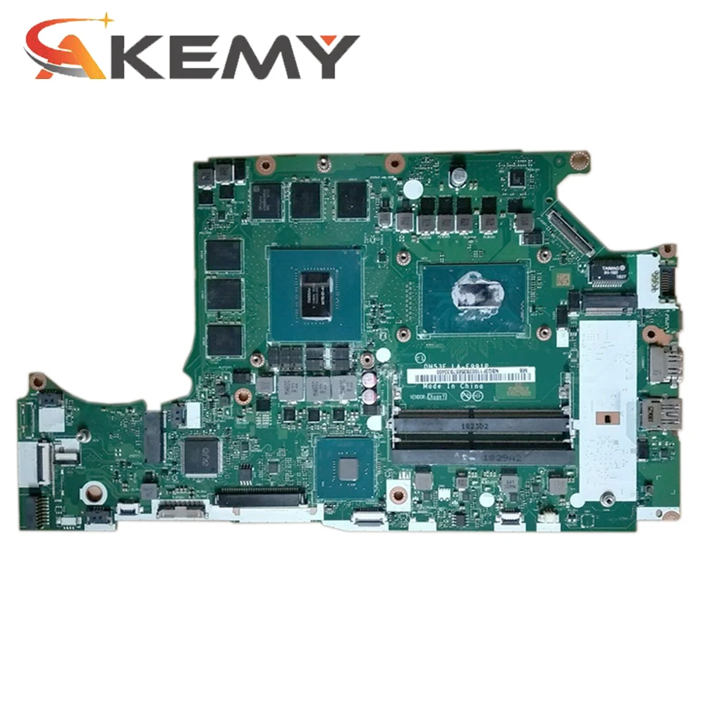 Billig PH315-51 Motherboard Für ACER HELIOS 300 Laptop Preortor PH315-51 CPU I7-8750HQ GTX 1060 6G DH53F LA-F991P NBQ3F11001 Mainboard