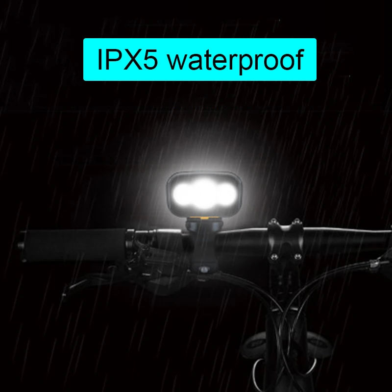 

3pcs XM-L2 U3 Bike Lights Rechargeable 3000 Lumens Bicycle Front Head Flashlight Headlight Rear Taillight 3 Modes Warning Lamp