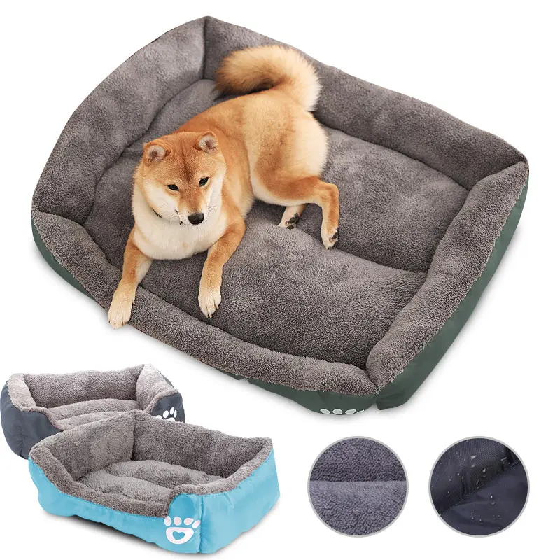 Двойная кровать для маленьких средних и больших собак большая корзина домашних