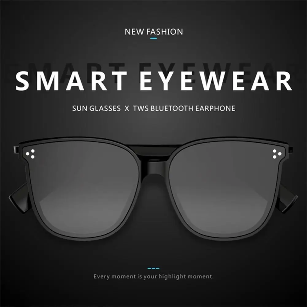 구매 뼈 전도 블루투스 5.0 스마트 스포츠 선글라스 헤드폰 안경 IP67 방수 무선 헤드셋 이어폰 태양 유리