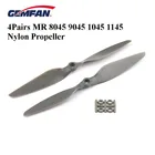 4 пары Gemfan MR8045 MR9045 MR1045 MR1145 Стекловолоконный нейлоновый пропеллер для RC Multirotor F450 S550 DIY запчасти