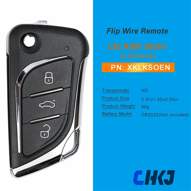 

CHKJ For Xhorse XKLKS0EN Wire Remote Key for Lexus Type 5pcs/lot