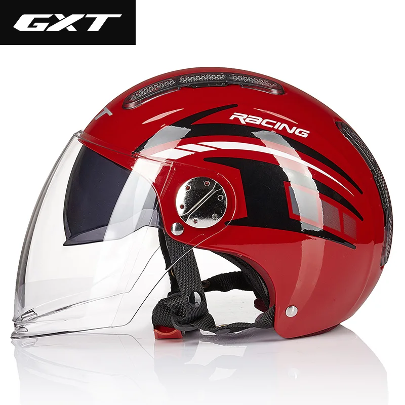 GXT электрический мотоциклетный шлем летний солнцезащитный полушлем с двумя