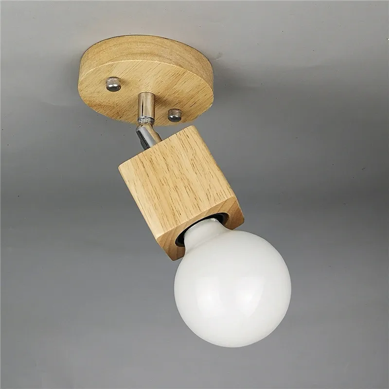 Luces de techo nórdicas de 3 cabezales para sala de estar, un solo cabezal ajustable de lámpara de techo, Art Retro, E27, accesorios de iluminación