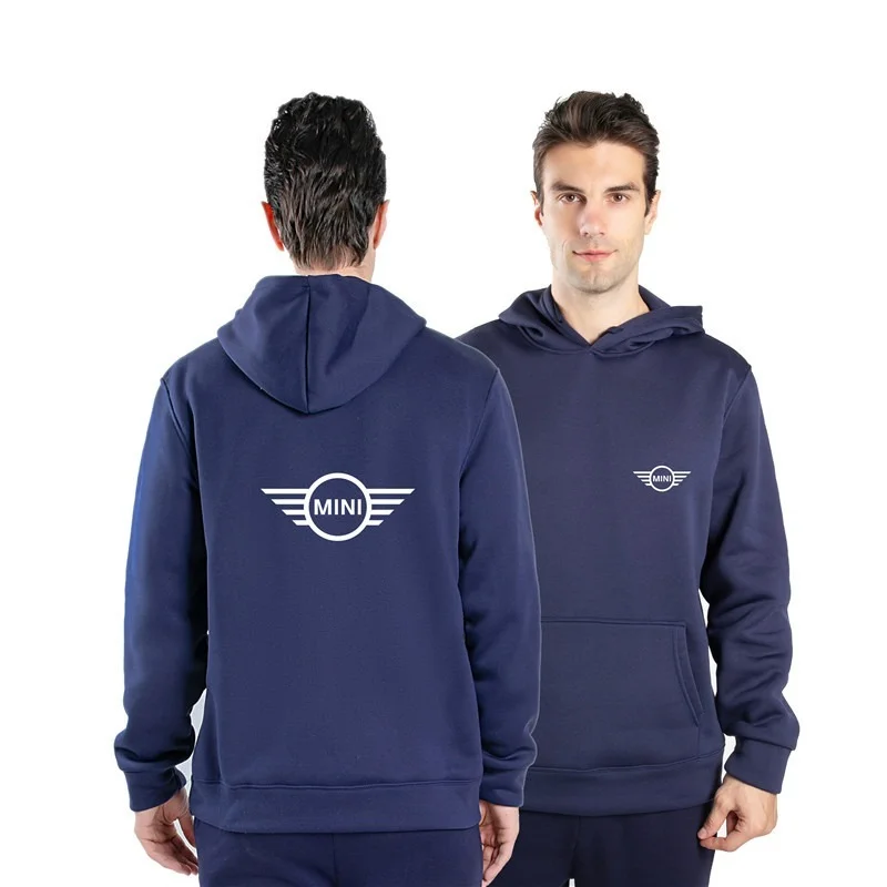 

2021 NEW Spring Autumn Fashion Mini Car Logo Men's Hoodies Casual Hoodie Sweatshirts Men Print Hoodies Sweatshirt Tops Cotton