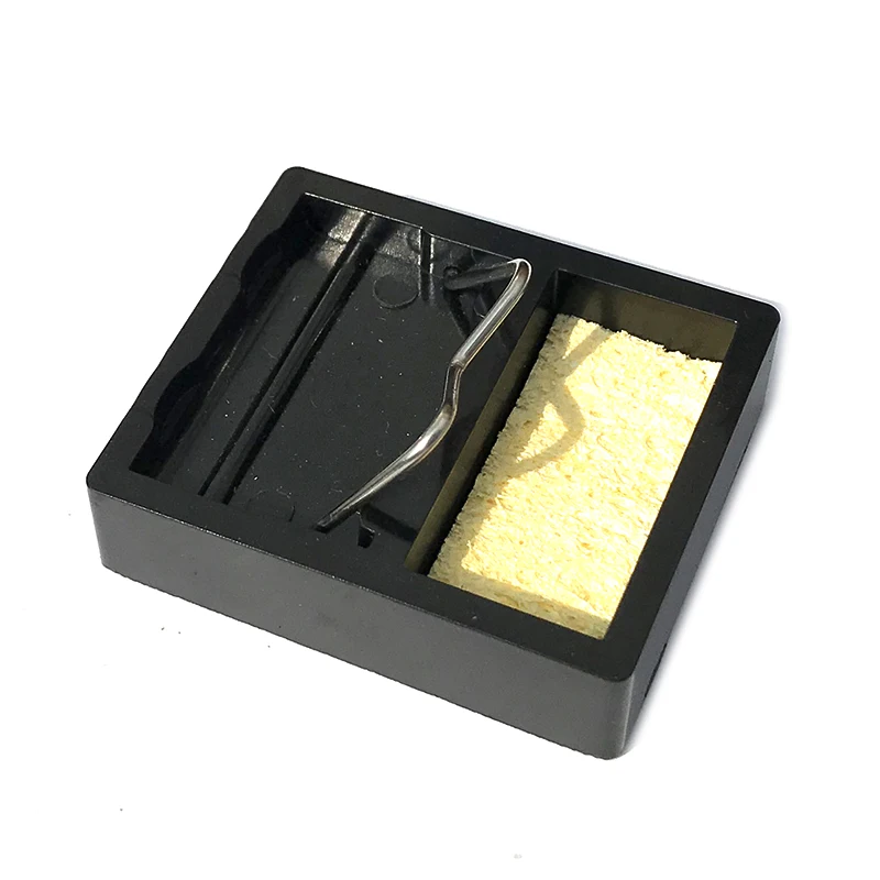 1pcs Sponge Soldering Iron Frame Small And Simple Electric Stand Holder Metal Support Station With Solder |