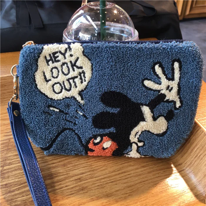 

Disney's new Mickey Mouse fashion wild lady cartoon handbag clutch bag shoulder messenger bag mobile phone storage coin card bag