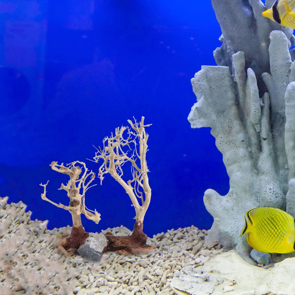 

1pc Fish Tank Underwater Adornment Dead Wood Decor Aquarium Dry Twig Adornment