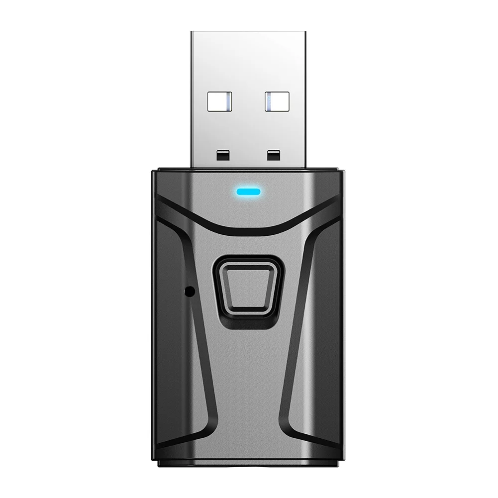 USB Bluetooth 5 0 передатчик и приемник Mic 3 в 1 адаптер EDR Dongle мм AUX для ТВ ПК наушников дома