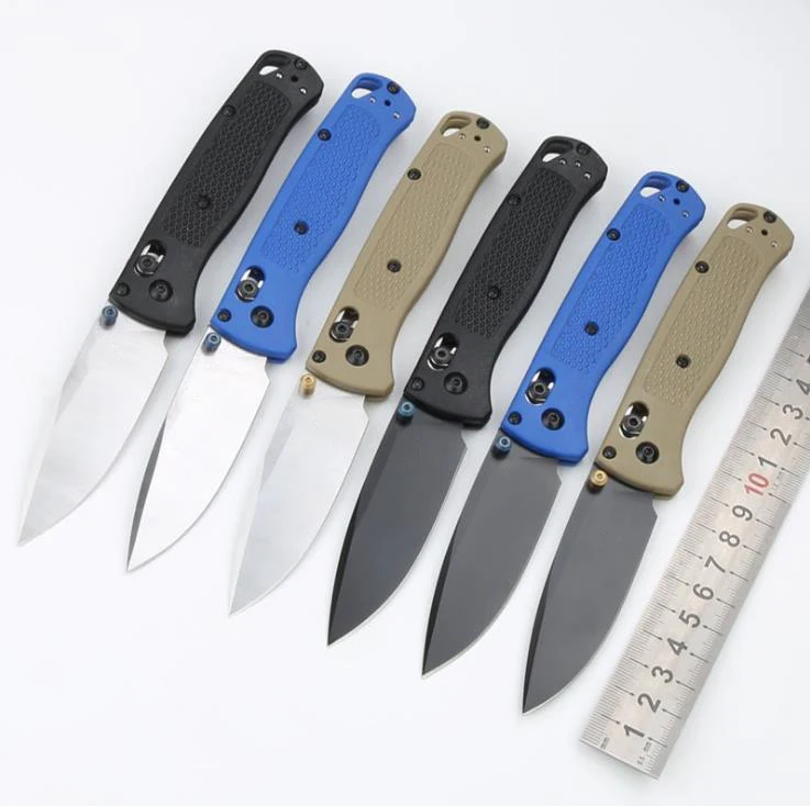 

Benchmade 535/535S Bugout AXIS Folding Knife 3.24 S30V Satin Plain Blade Polymer Handle Camping Portable Pocket Knives