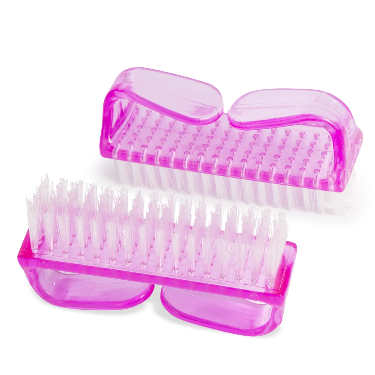 

4pcs Handle Grip Nail Brushes + 1pc Long Handle Nail Brush For Toes And Nails Cleaning Plastic Nail Brush Manicure Brush Set