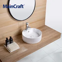 Nordic Simple Washbasin Ceramic Vessel Bathroom Sinks Bathroom Above Counter Sink Single Bowl Shampoo Basin