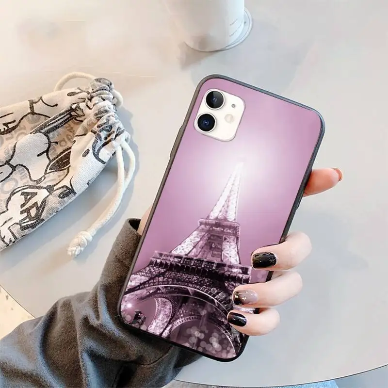 

France Paris the Eiffel Tower Phone Case for iPhone 11 12 pro XS MAX 8 7 6 6S Plus X 5S SE 2020 XR mini