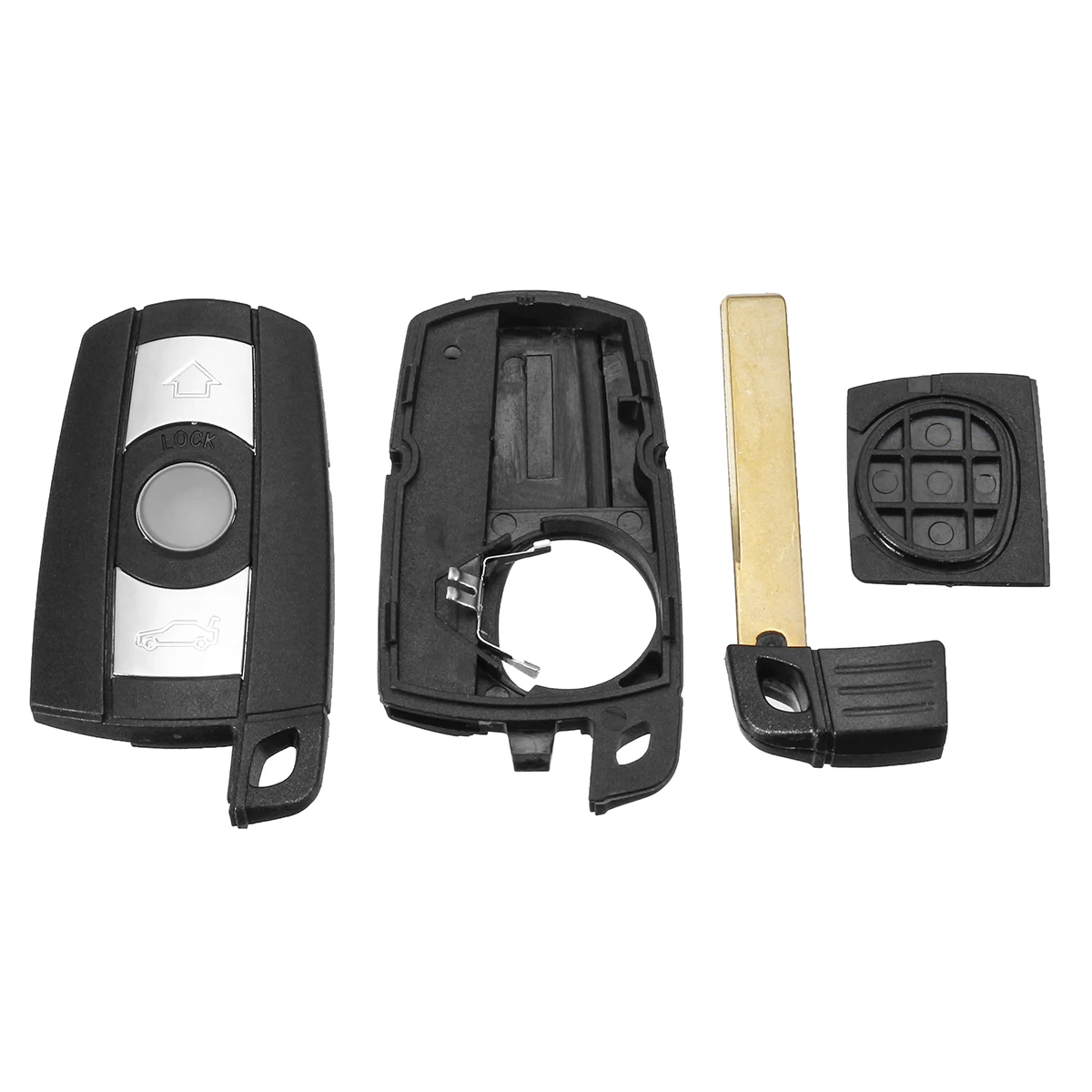 1 шт. с лезвие 3 кнопки дистанционного ключа автомобиля в виде ракушки чехол для