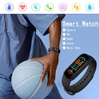 Спортивный водонепроницаемый смарт-браслет, настраиваемый браслет для здоровья, часы с дисплеем времени через приложение и Bluetooth