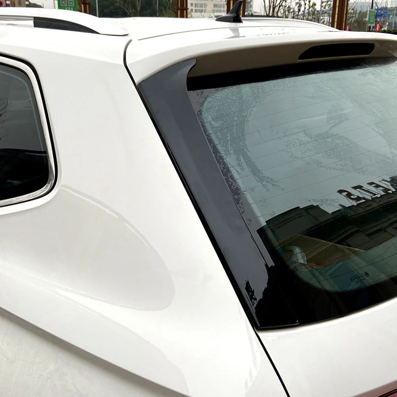 Back Window Rear Spoiler Side Wing Splitter Trim for Tiguan MK2 2017 2018 Gloss Black 2Pcs | Автомобили и мотоциклы