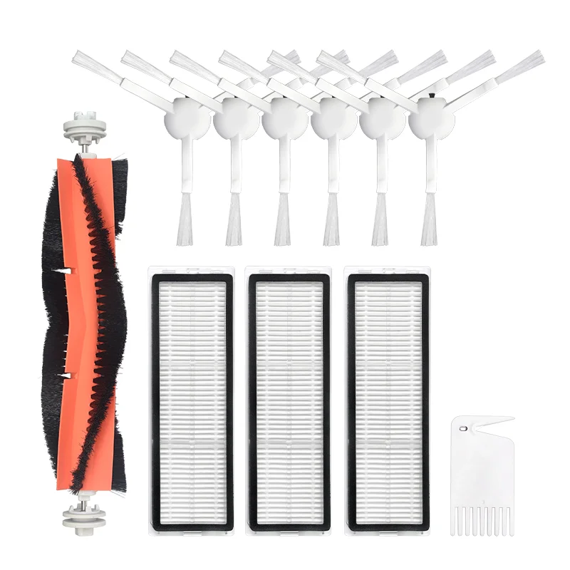 

11 шт. основной щетки боковая щетка фильтр инструмент для очистки, используется для Xiaomi Dreame F9 робот пылесос Запчасти Аксессуары