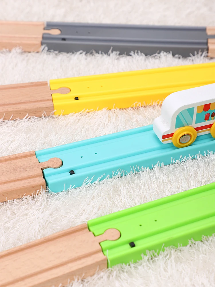 Вокальный трек ловушка сенсорный совместимый деревянный поезд все бренды