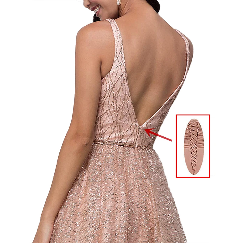 Стильные платья с v образным вырезом для выпускного вечера Короткие тюлевые