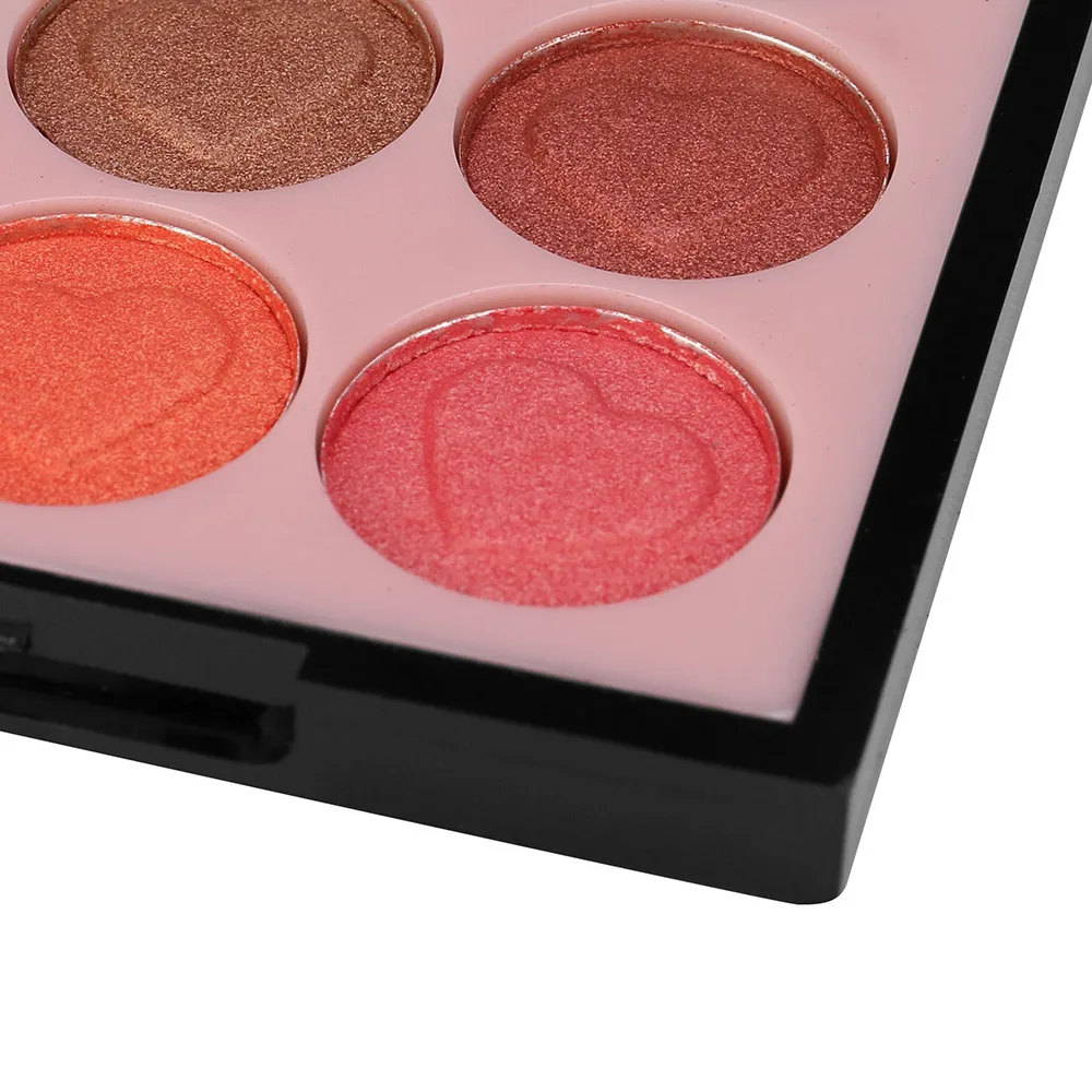 9 цветов Перламутровые блестящие тени для век Палитра матовые Кристальные