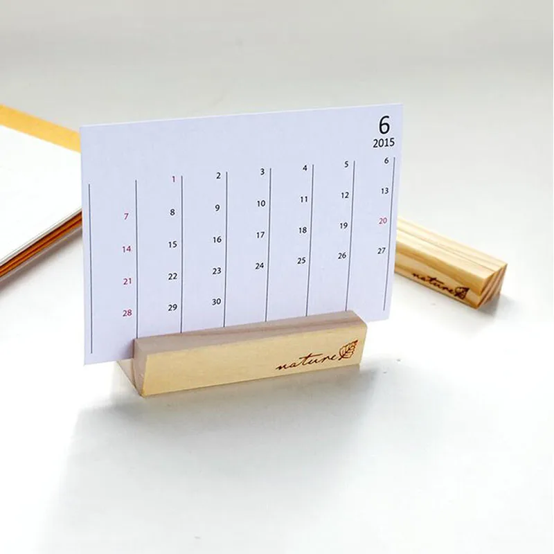 1 шт. деревянный держатель для карт и банкнот зажимы заметок подставка рабочего
