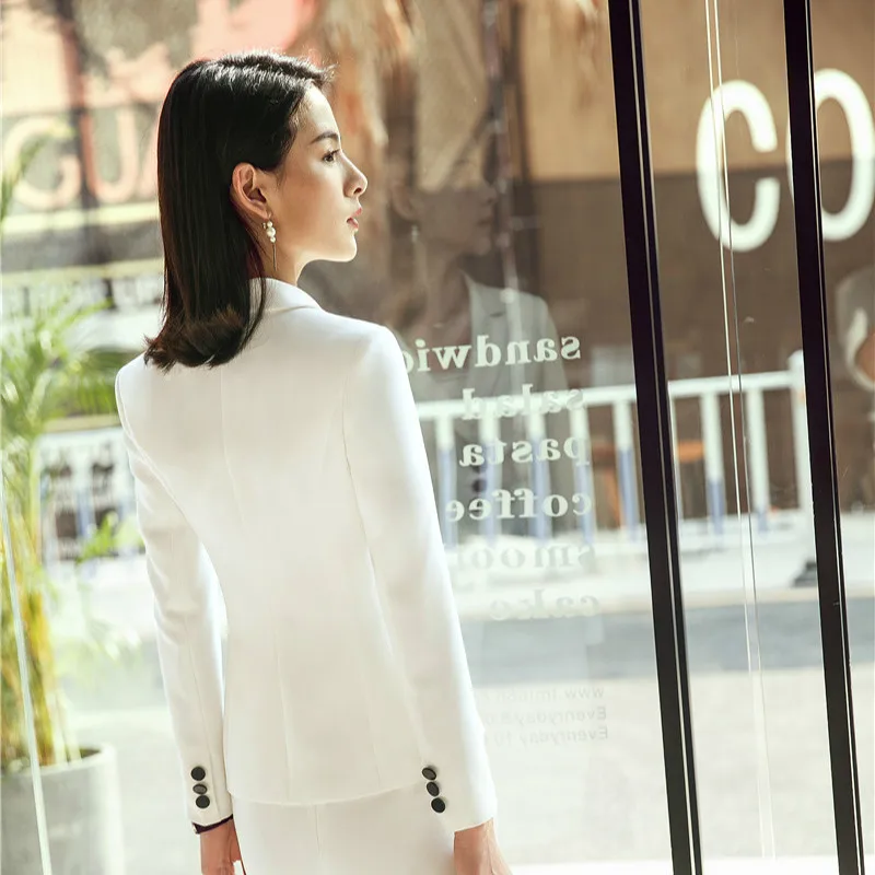 Пиджак женский деловой Модный черный блейзер элегантная верхняя одежда для
