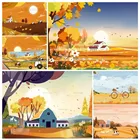 Пейзаж осеннее поле пейзаж 5D сделай сам полная квадратная и круглая алмазная живопись вышивка крестиком наборы для настенного искусства домашний декор