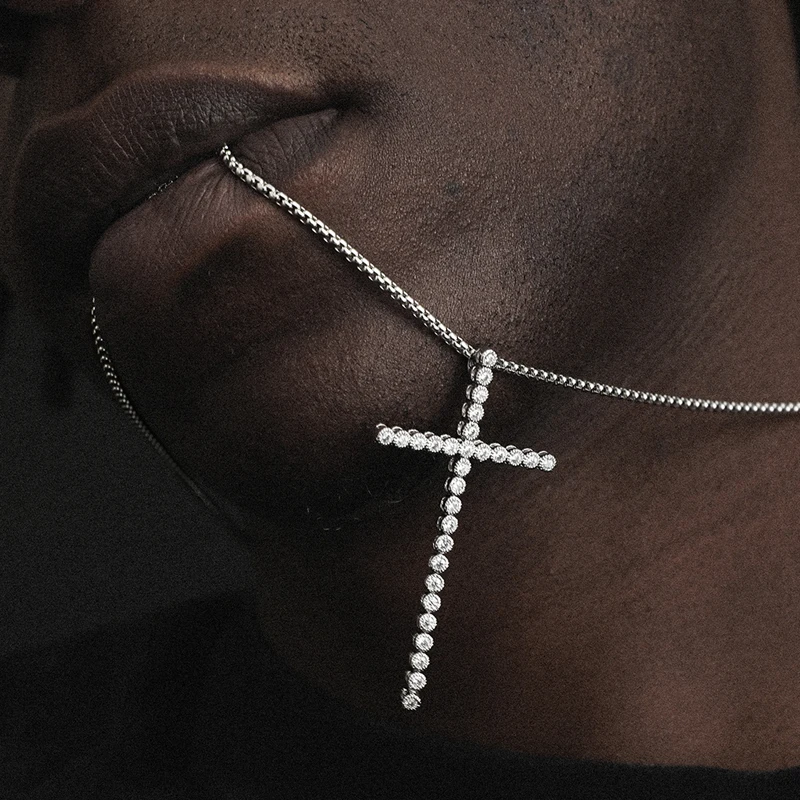

Hip Hop Pendant Necklace Miami Cuban Cubic Zirconia Style Micro Pave Fashion Jewelry For Mans Women Gift