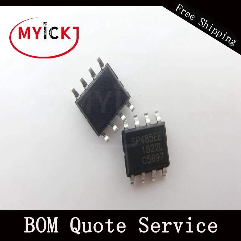 10 шт. SP485EEN L/TR SOP8 Улучшенная низкая мощность полудуплексный RS 485 трансиверов