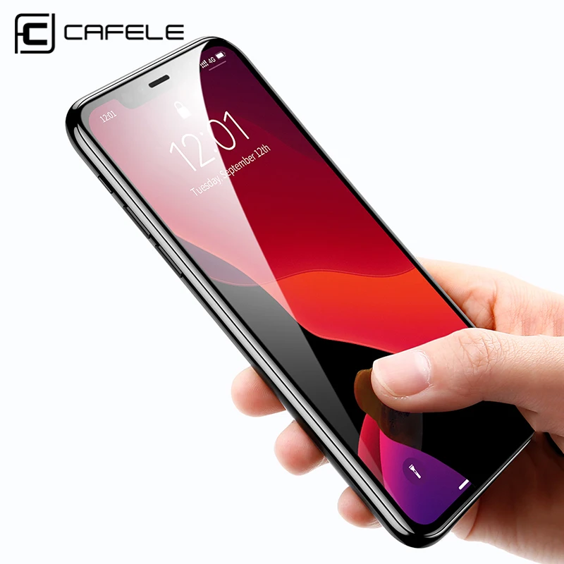 Защитное стекло Cafele закаленное 9H для iPhone 11 pro max|Защитные стёкла и плёнки