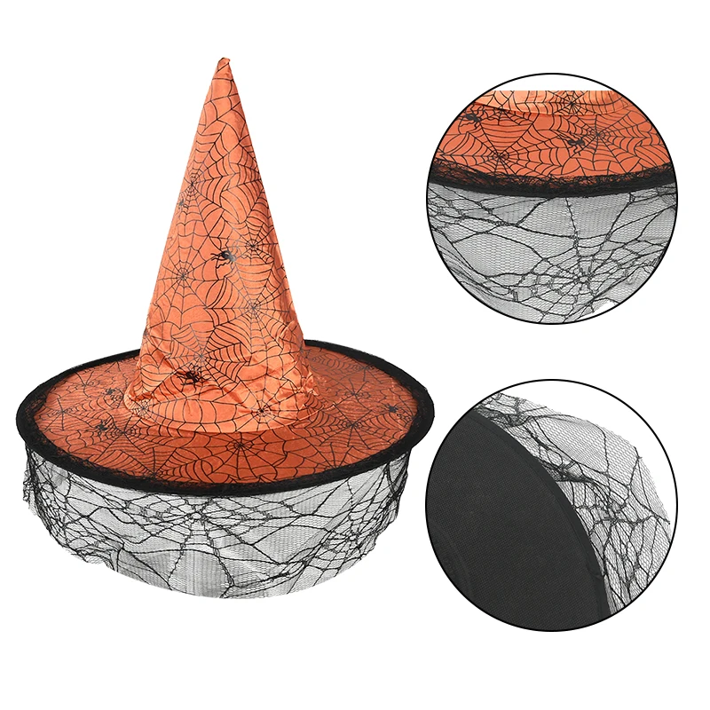 Колпачки ведьмы на Хэллоуин для взрослых и детей шляпа маскарада волшебника