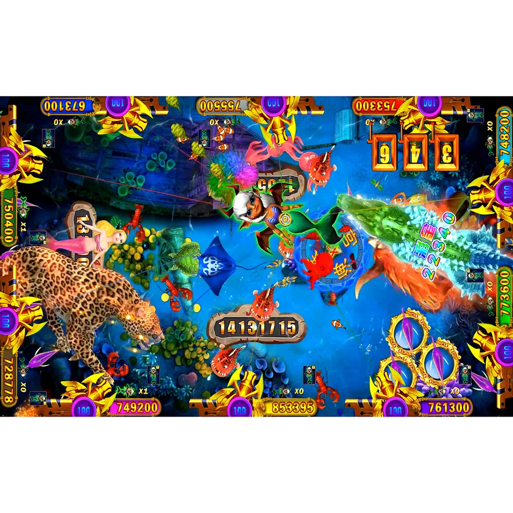 

4/6/8/10 Players Submarine Dragon Place Fish Hunter Game Machine Host Accessories Casino Gambling Machine Accessories