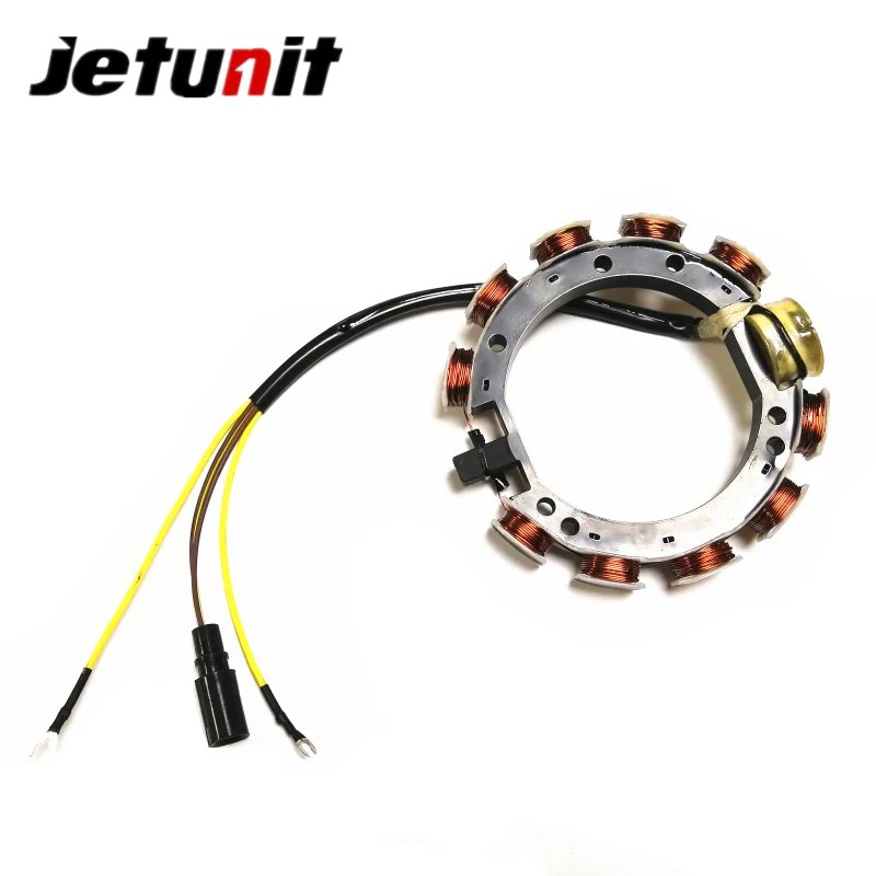 JETUNIT подвесной Запчасти узел статора 4Cyl 9Amp для Johnson Evinrude 65-115HP 583340 583536 763767 173-3536